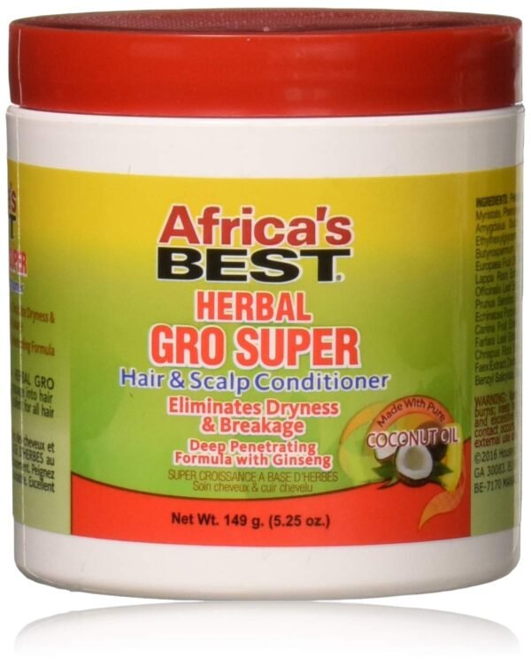 AFRICA'S BEST HERBAL GRO SUPER [W/OLIVE OIL]   5.25oz