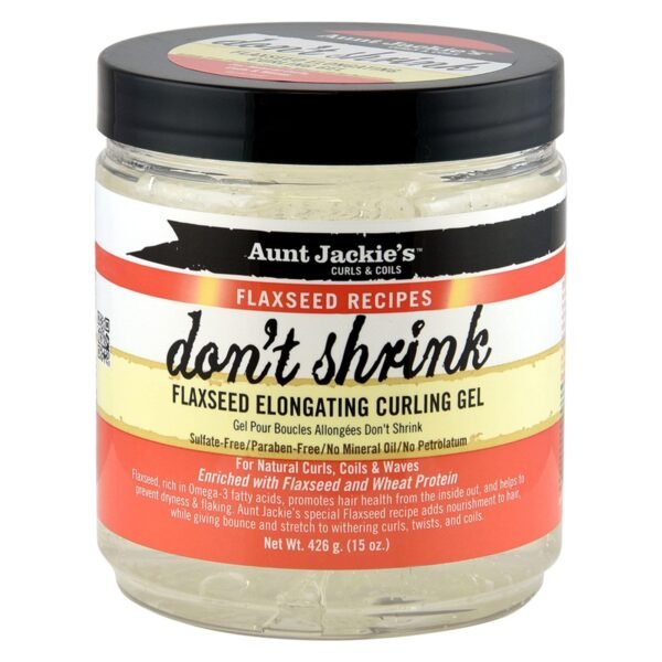 AUNT JACKIE'S FLAXSEED DON'T SHRINK CURL GEL   15oz
