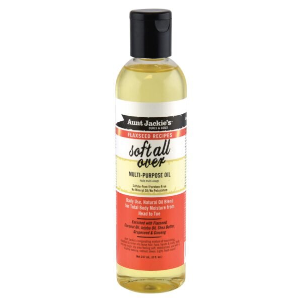 AUNT JACKIE'S FLAXSEED SOFT ALL OVER OIL   [8oz]