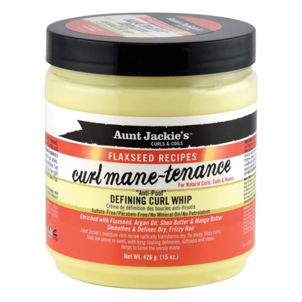 AUNT JACKIE'S FLAXSEED CURL MANE-TENANCE WHIP   15oz