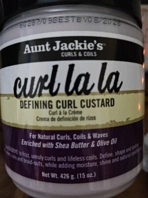 AUNT JACKIE'S CURL LA LA]DEFINING CURL CUSTARD   15oz