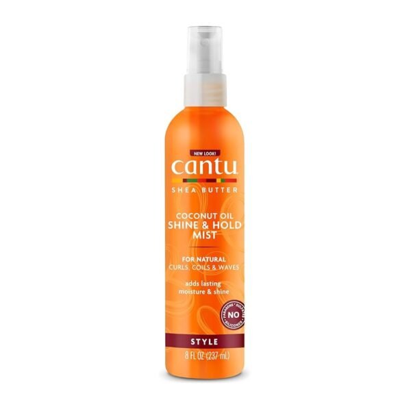 CANTU NAT COCONUT OIL SHINE & HOLD MIST   [8oz]