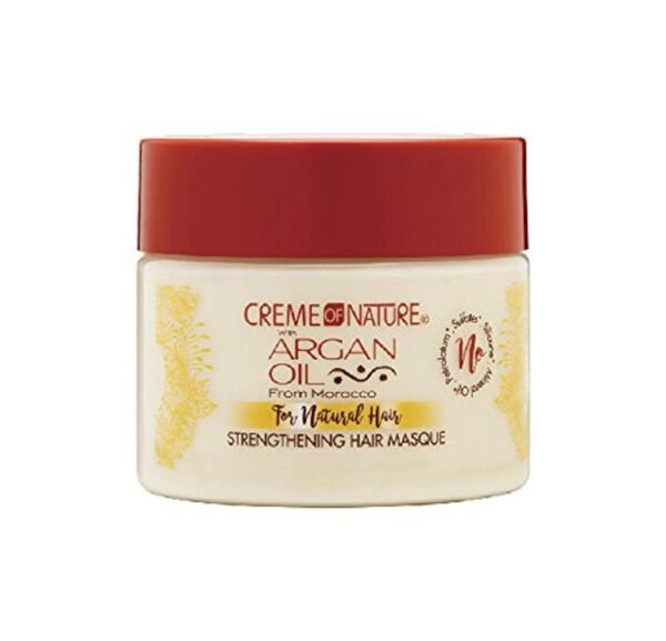 CREAM OF NATURE ARGAN NAT STREGTHENING HAIR MASK   11.5oz