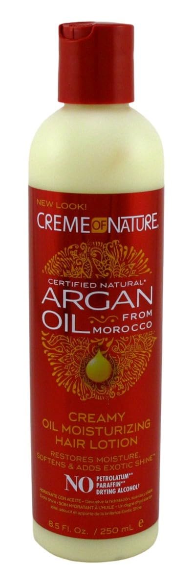CREAM OF NATURE ARGAN OIL CREAMY MOISTURIZER HAIR LOTION   8.45oz