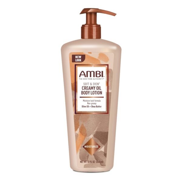 AMBIAN SOFT & EVEN CREAMY OIL LOTION   [12oz]