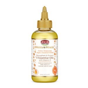 AFRICAN PRIDE MOIST MIRACLE 5 ESSENTIAL OIL  4oz