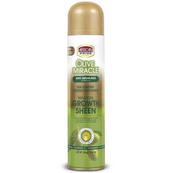 AFRICAN PRIDE OLIVE MIRACLE GROWTH SHEEN SPRAY   [8oz]