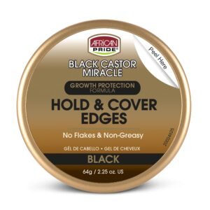 AFRICAN PRIDE BCM HOLD & COVER EDGES GEL - 2.25oz]