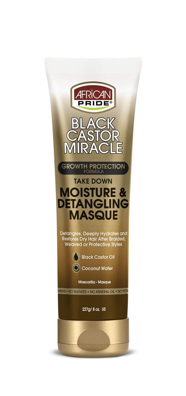 AFRICAN PRIDE BCM MOISTURE & DETANGLING MASK - 8oz