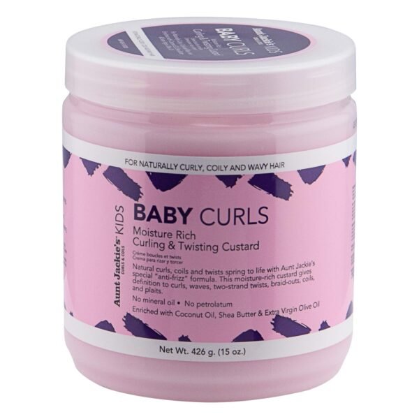 AUNT JACKIE'S KIDS BABY CURLS CURL & TWIST CUSTARD    15oz