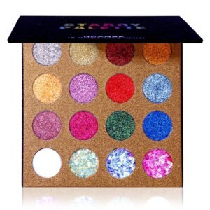 Kleancolor Pro Bold-pressed Glitter Palette - 15 Colors Pressed Glitters