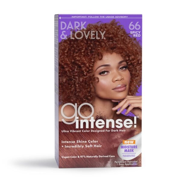 Dark & Lovely Go Intense Ultra Vibrant Hair Color on Dark Hair