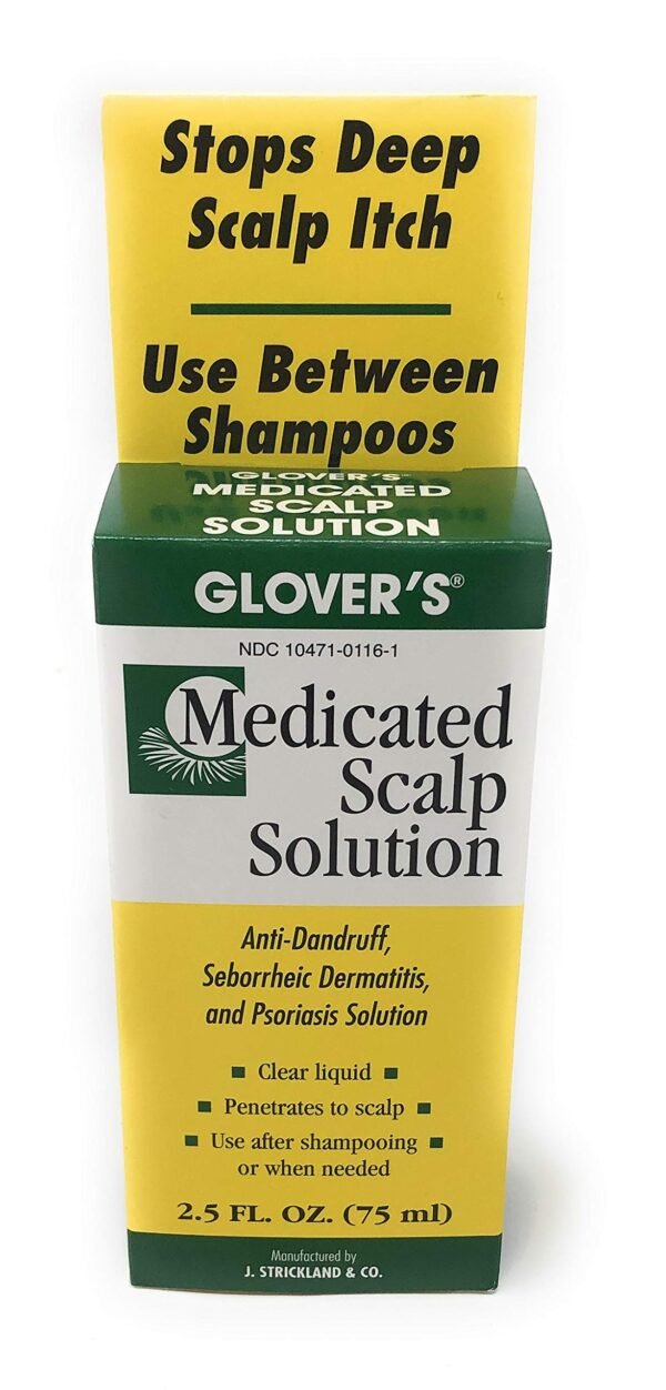 Glover’s Medicated Scalp Solution 2.5oz