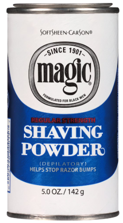 Magic Shave Powder Reg Strength – Blue 4.5oz