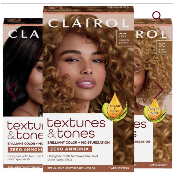 Clairol Textures & Tones Permanent Moisture-Rich Hair Color [Various Color Options]