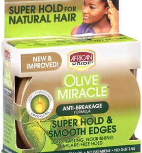 AFRICAN PRIDE OILVE MIRACLE SILKY SMOOTH EDGES   2.25oz